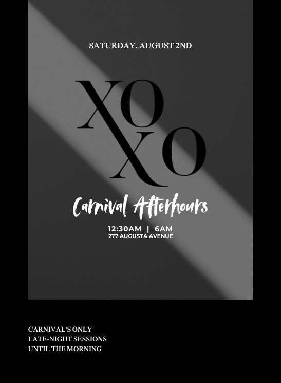 XOXO Afterhours Saturday